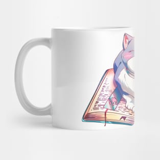 Book cat Mug